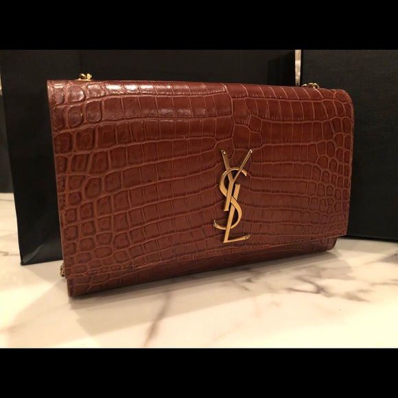Yves Saint Laurent Bags Ysl Crocodile Bag Poshmark